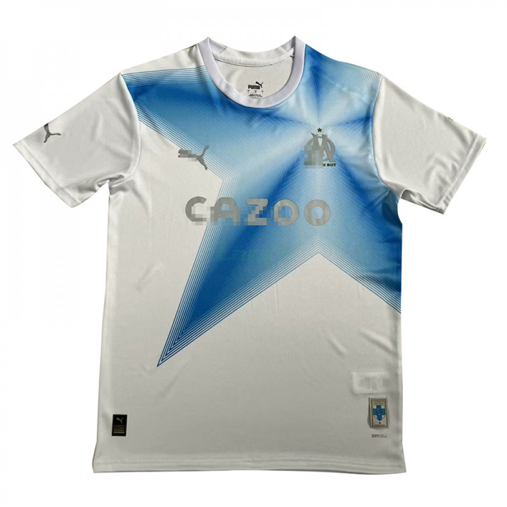 Camiseta Olympique Marsella 2023/2024 Blanco/Azul