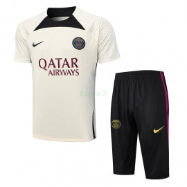 Camiseta de Entrenamiento PSG 2023/2024 Beige/Negro