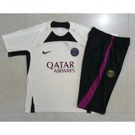 Camiseta de Entrenamiento PSG 2023/2024 Beige/Negro