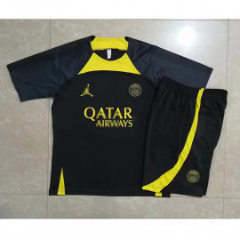 Camiseta de Entrenamiento PSG 2023/2024 Negro/Amarillo