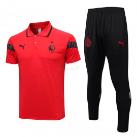 Polo AC Milan 2023/2024 Rojo