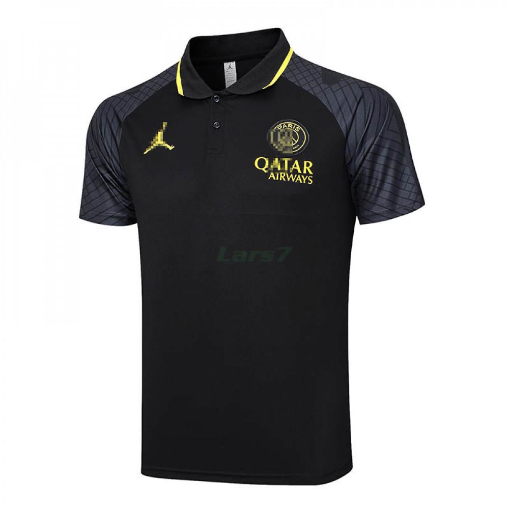 Polo PSG 2023/2024 Negro/Gris