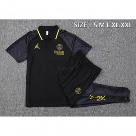 Polo PSG 2023/2024 Negro/Gris