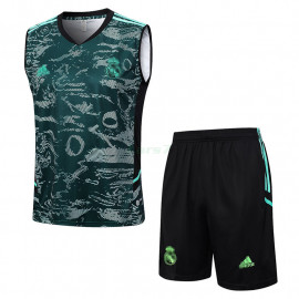 Camiseta de Entrenamiento Real Madrid Sin Mangas 2023/2024 Kit Verde