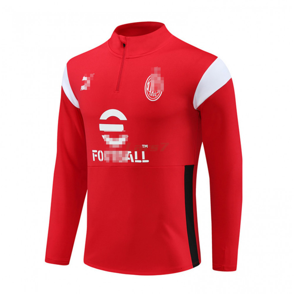 Sudadera de Entrenamiento AC Milan 2023/2024 Rojo/Blanco