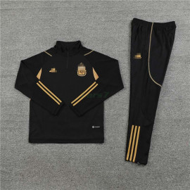 Sudadera de Entrenamiento Argentina 2023 Negro/Dorado