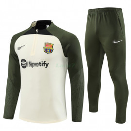 Sudadera de Entrenamiento Barcelona 2023/2024 Beige/Verde