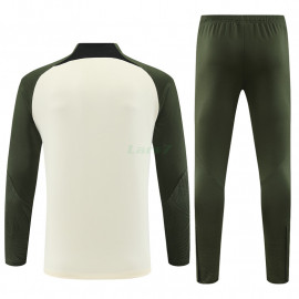 Sudadera de Entrenamiento Barcelona 2023/2024 Kit Beige/Verde