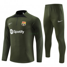 Sudadera de Entrenamiento Barcelona 2023/2024 Verde Oscuro