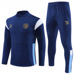 Sudadera de Entrenamiento Manchester City 2023/2024 Kit Azul Oscuro