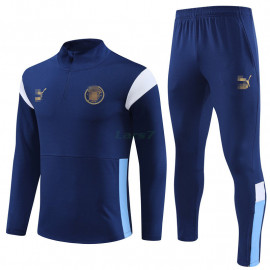 Sudadera de Entrenamiento Manchester City 2023/2024 Azul Oscuro