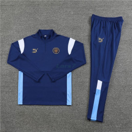 Sudadera de Entrenamiento Manchester City 2023/2024 Azul Oscuro