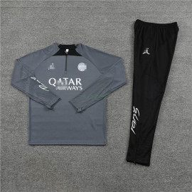 Sudadera de Entrenamiento PSG 2023/2024 Kit Gris Oscuro