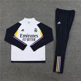 Sudadera de Entrenamiento Real Madrid 2023/2024 Blanco/Negro