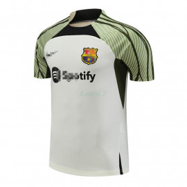 Camiseta de Entrenamiento Barcelona 2023/2024 Beige/Verde