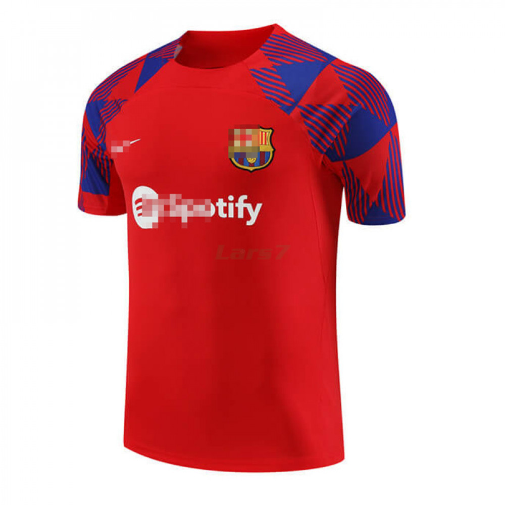 Camiseta de Entrenamiento Barcelona 2023/2024 Rojo/Azul