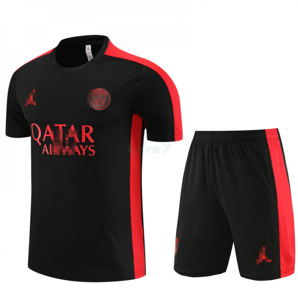 Camiseta de Entrenamiento PSG 2023/2024 Kit Negro/Rojo