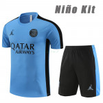 Camiseta de Entrenamiento PSG 2023/2024 Niño Kit Azul/Negro