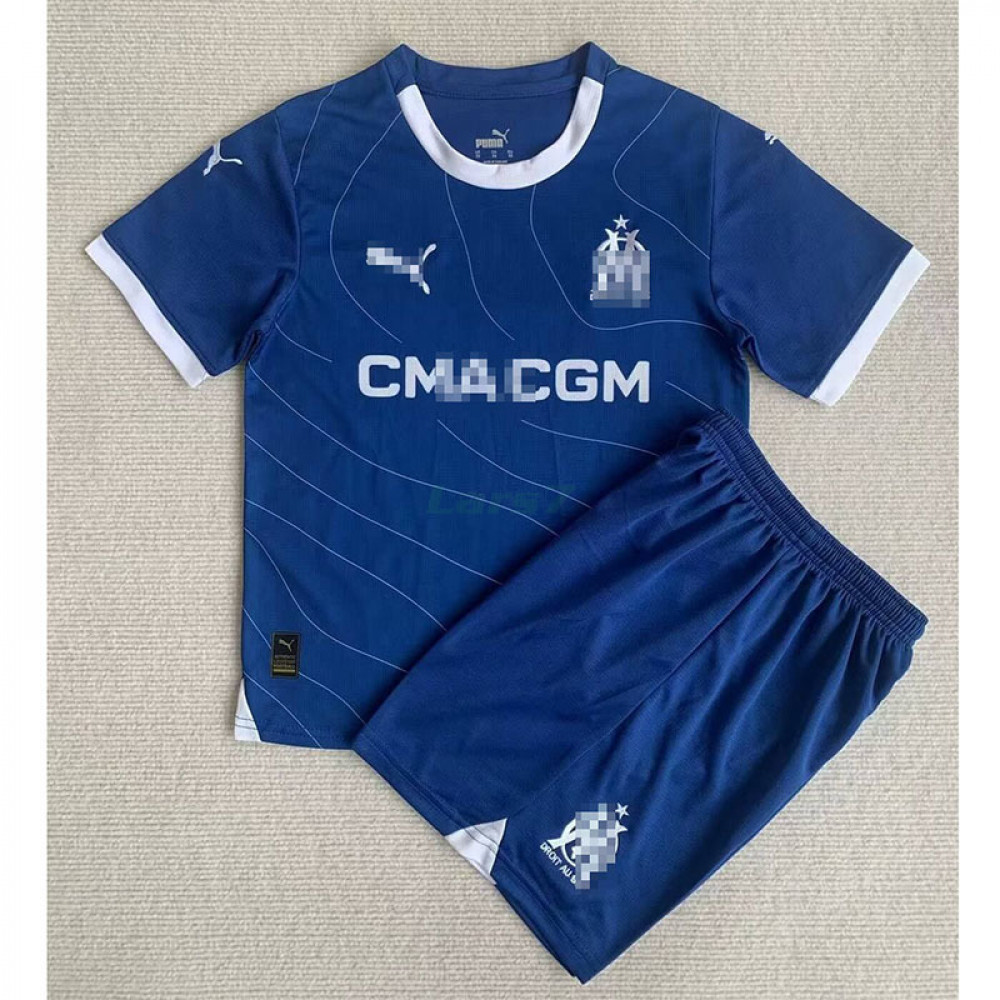 Camiseta Olympique Marsella 2ª Equipación 2023/2024 Niño Kit