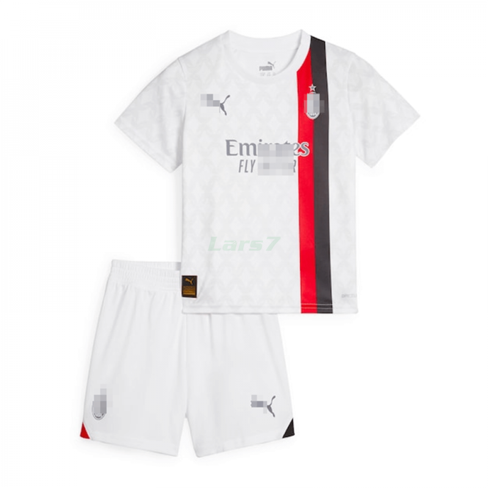 Camiseta AC Milan 2ª Equipación 2023/2024 Niño Kit