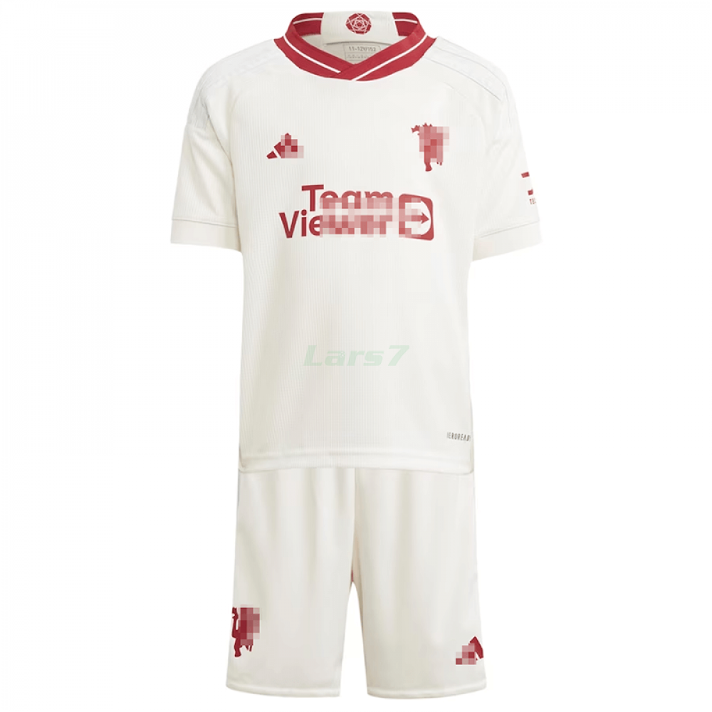 Camiseta Manchester United 3ª Equipación 2023/2024 Niño Kit