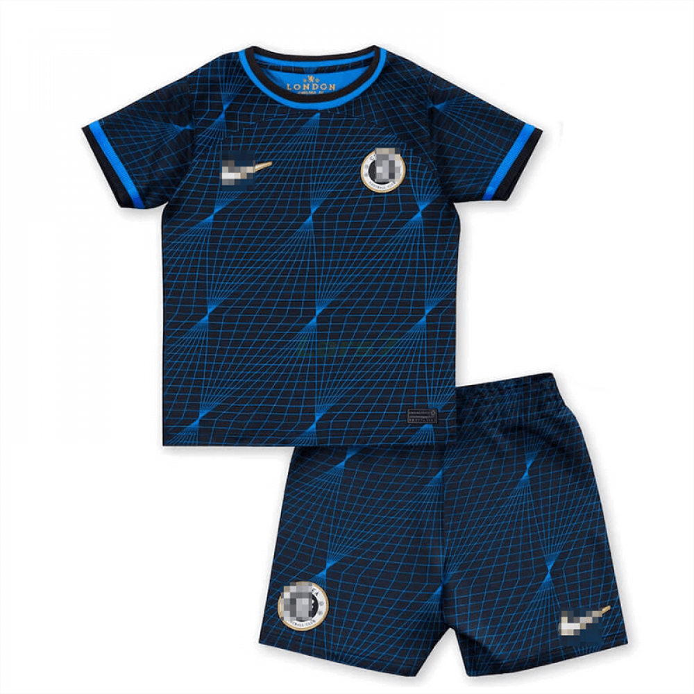 Camiseta Chelsea FC 2ª Equipación 2023/2024 Niño Kit