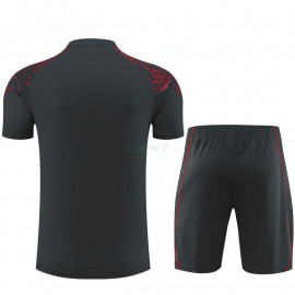 Camiseta de Entrenamiento Manchester City 2023/2024 Negro/Rojo