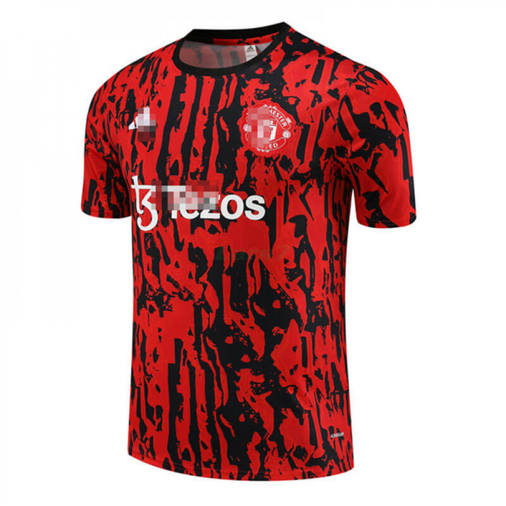 Camiseta de Entrenamiento Manchester United 2023/2024 Rojo/Negro