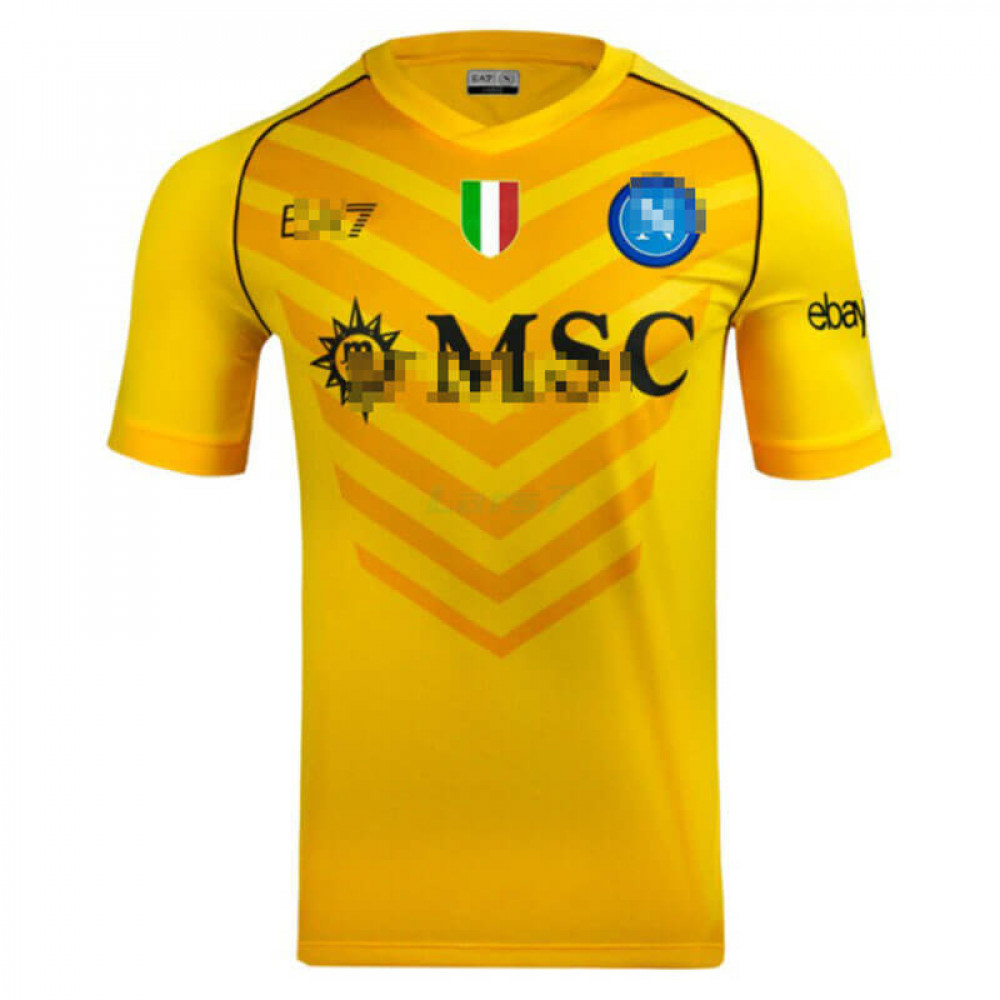 Camiseta de Portero Napoli 2023/2024 Aamarillo