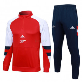 Sudadera de Entrenamiento Arsenal 2023/2024 Rojo/Blanco