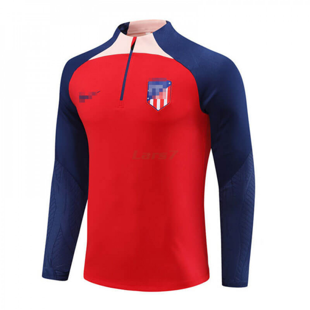 Sudadera de Entrenamiento Atlético de Madrid 2023/2024 Rojo/Azul Marino