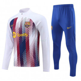 Sudadera de Entrenamiento Barcelona 2023/2024 Blanco/Azul/Rojo