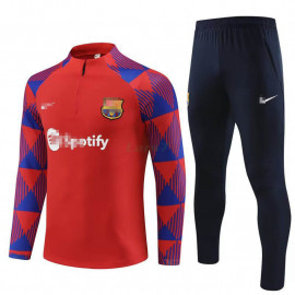 Sudadera de Entrenamiento Barcelona 2023/2024 Rojo/Azul