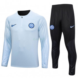 Sudadera de Entrenamiento Inter De Mlian 2023/2024 Gris Claro