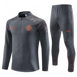 Sudadera de Entrenamiento Manchester City 2023/2024 Gris Oscuro