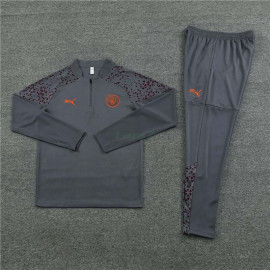 Sudadera de Entrenamiento Manchester City 2023/2024 Gris Oscuro