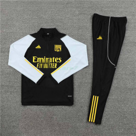 Sudadera de Entrenamiento Olympique De Lyon 2023/2024 Negro