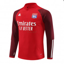 Sudadera de Entrenamiento Olympique De Lyon 2023/2024 Rojo