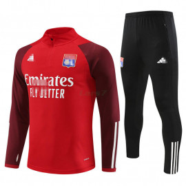 Sudadera de Entrenamiento Olympique De Lyon 2023/2024 Rojo