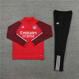 Sudadera de Entrenamiento Olympique De Lyon 2023/2024 Rojo