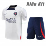 Camiseta de Entrenamiento PSG 2023/2024 Niño Kit Blanco