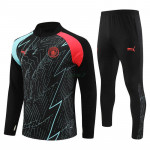 Sudadera de Entrenamiento Manchester City 2023/2024 Kit Negro/Verde/Rojo