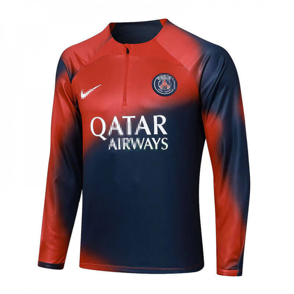 Sudadera de Entrenamiento PSG 2023/2024 Rojo/Azul