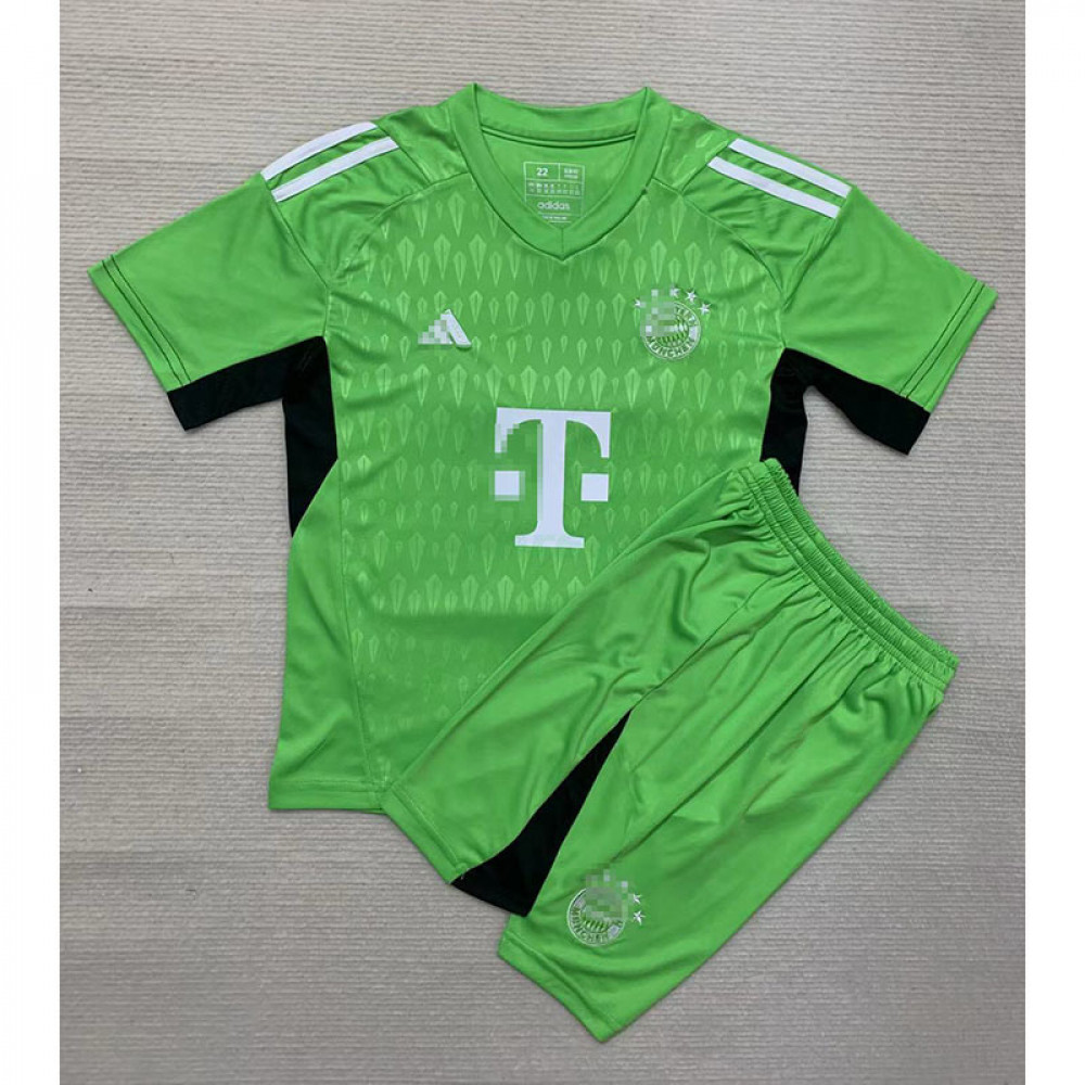 Camiseta de Portero Bayern Múnich 2023/2024 Niño Kit Verde