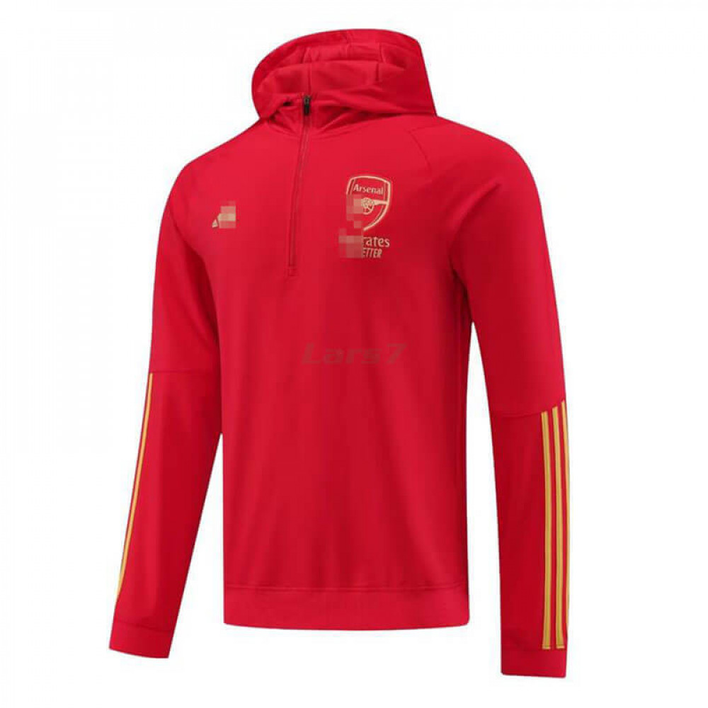 Sudadera de Entrenamiento Arsenal 2023/2024 Con Capucha Rojo