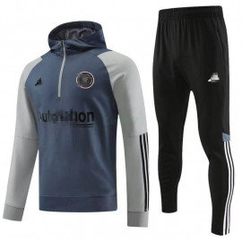 Sudadera de Entrenamiento Inter Miami 2023/2024 Con Capucha Kit Gris