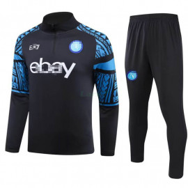 Sudadera de Entrenamiento Napoli 2023/2024 Kit Negro