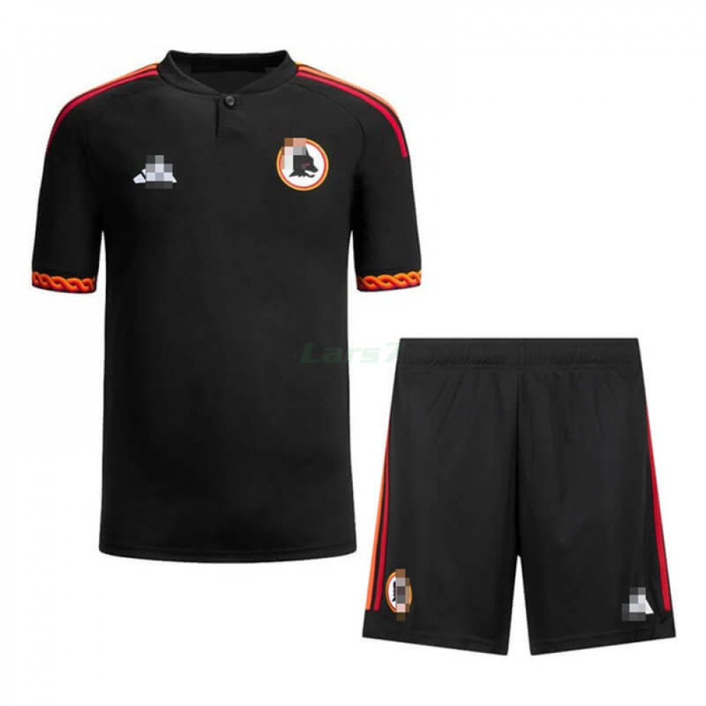 Camiseta AS Roma 3ª Equipación 2023/2024 Niño Kit