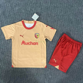 Camiseta RC Lens 2023/2024 Dorado Niño Kit