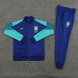 Chaqueta Brasil 2023 Azul/Verde